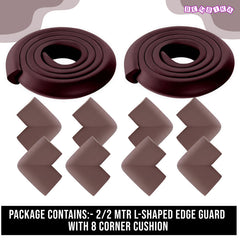 Baby Safety Edge & Corner Guards Furniture Edges (8 Pcs Corner Guards 2 Pcs Edge Guards)
