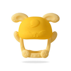 BPA Free Silicone Teething Toy for Baby (Bunny Yellow)