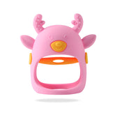 BPA Free Silicone Teething Toy for Baby (Deer Pink)