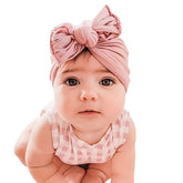 Compact and Stylish Baby Cap (Bow Pink)