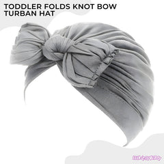 Compact and Stylish Baby Cap (Bow Grey)