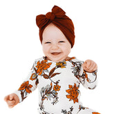 Compact and Stylish Baby Cap (Bow Maroon)