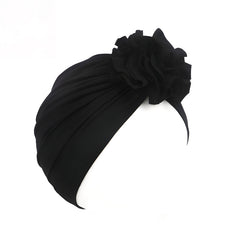 Compact and Stylish Baby Cap (Flower Black)