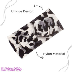 Baby Headband for Baby Hair Accessories for infant (Leopard Print White)