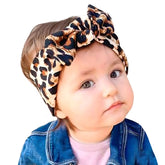 Baby Headband for Baby Hair Accessories for infant (Leopard Print Peach)