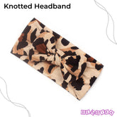 Baby Headband for Baby Hair Accessories for infant (Leopard Print Peach)