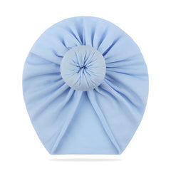 Compact and Stylish Baby Cap (Bun Sky)