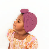 Compact and Stylish Baby Cap (Bun Iris Purple)