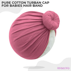 Compact and Stylish Baby Cap (Bun Iris Purple)