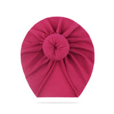 Compact and Stylish Baby Cap (Bun Dewberry Pink)