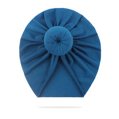 Compact and Stylish Baby Cap (Bun Blue)