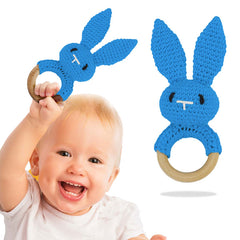 BPA Free Silicone Teething Toy for Baby (Sky)
