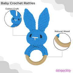 BPA Free Silicone Teething Toy for Baby (Sky)