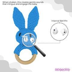 BPA Free Silicone Teething Toy for Baby (Sky)