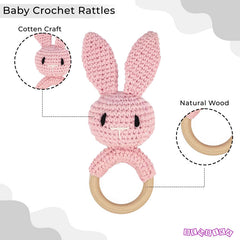 BPA Free Silicone Teething Toy for Baby (Pink)