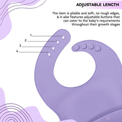 Baby Feeding Essential Baby Dinner Set Infant Training Eating Utensils-Pack of 4 - Lavender