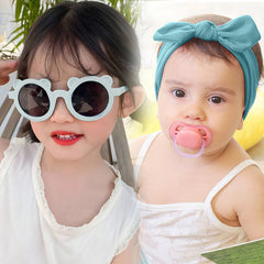 Fashionable Sunglasses and Headband for Kids & Baby Girls (Micky Sky)