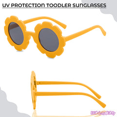 Fashionable Sunglasses and Headband for Kids & Baby Girls (Yellow)