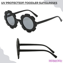Fashionable Sunglasses and Headband for Kids & Baby Girls (Black)