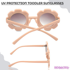 Fashionable Sunglasses and Headband for Kids & Baby Girls (Peach)