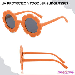 Fashionable Sunglasses and Headband for Kids & Baby Girls (Brown)