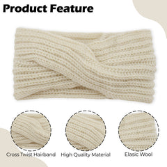 Baby Headband for Baby Hair Accessories for infant (White)