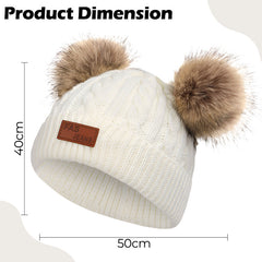 Compact and Stylish Baby Cap (White)