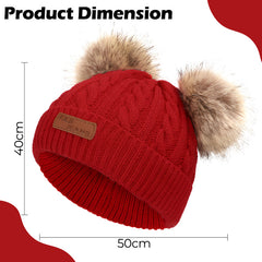 Compact and Stylish Baby Cap (Red)