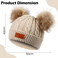 Compact and Stylish Baby Cap (Beige)