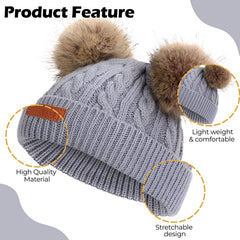 Compact and Stylish Baby Cap (Grey)