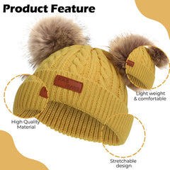 Compact and Stylish Baby Cap (Mustard)