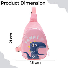 Baby Essential Adorable and Functional Baby Shoulder Bag for Kids (Baby Pink)
