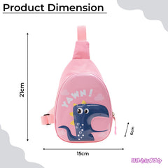 Baby Essential Adorable and Functional Baby Shoulder Bag for Kids (Baby Pink)