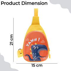 Baby Essential Adorable and Functional Baby Shoulder Bag for Kids (Orange)