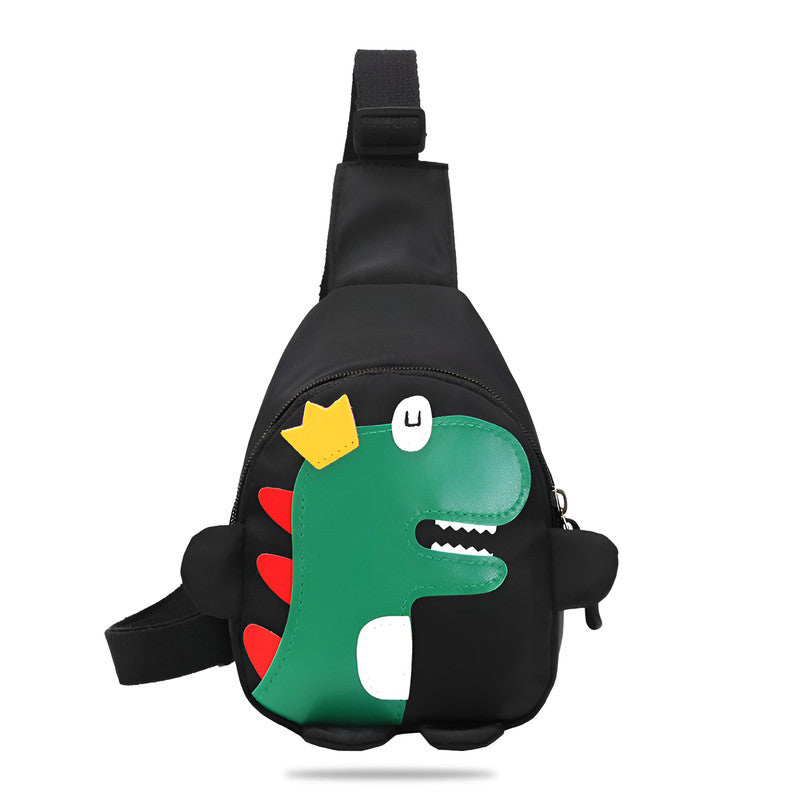 Baby Essential Adorable and Functional Baby Shoulder Bag for Kids (Black)