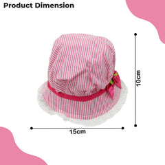 Compact and Stylish Baby Cap (Pink)