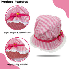Compact and Stylish Baby Cap (Pink)
