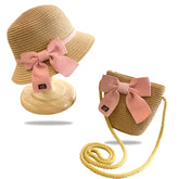 Adorable Hat and Purse Set for Baby Girls (Pink)