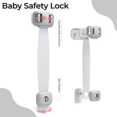 Furniture Safety Multifunction Accessories Lock for Baby (Grey)
