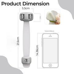 Furniture Safety Multifunction Accessories Lock for Baby (Grey)