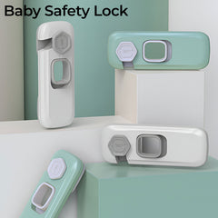Furniture Safety Multifunction Accessories Lock for Baby (BuckleLock-Green)