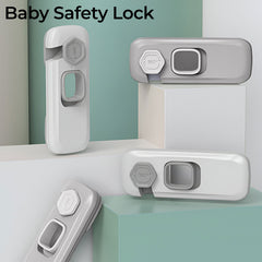 Furniture Safety Multifunction Accessories Lock for Baby (BuckleLock-White)