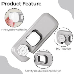 Furniture Safety Multifunction Accessories Lock for Baby (BuckleLock-White)