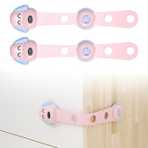 Furniture Safety Multifunction Accessories Lock for Baby (Puppy-Pink)