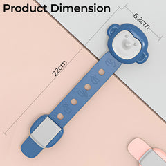 Furniture Safety Multifunction Accessories Lock for Baby (Monkey-Blue)