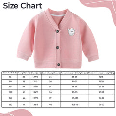 Woollen Knitted Full Sleeve Sweater for Kids (Pink)