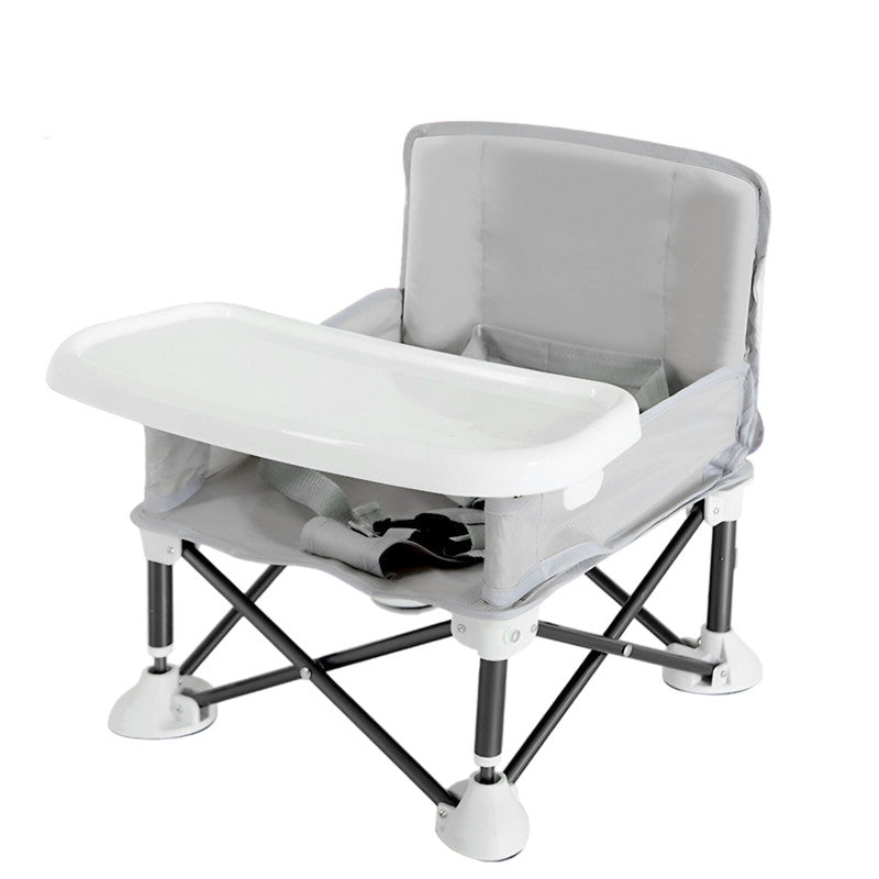 Dining Chair for Baby Feeding Multipurpose Baby Booster Dining Chair (Grey)