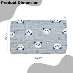 Muslin Baby Burp Cloths 60 X 60cm Blanket for Newborn (Grey)