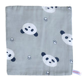 Muslin Baby Burp Cloths 60 X 60cm Blanket for Newborn (Grey)