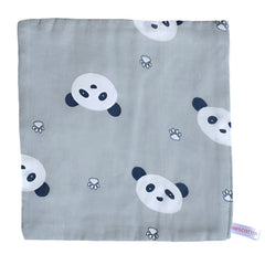 Muslin Baby Burp Cloths 60 X 60cm Blanket for Newborn (Grey)